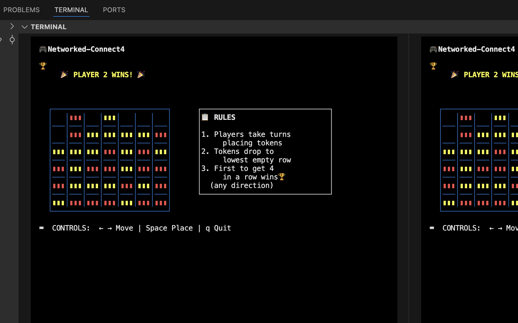 Networked Connect4 Preview