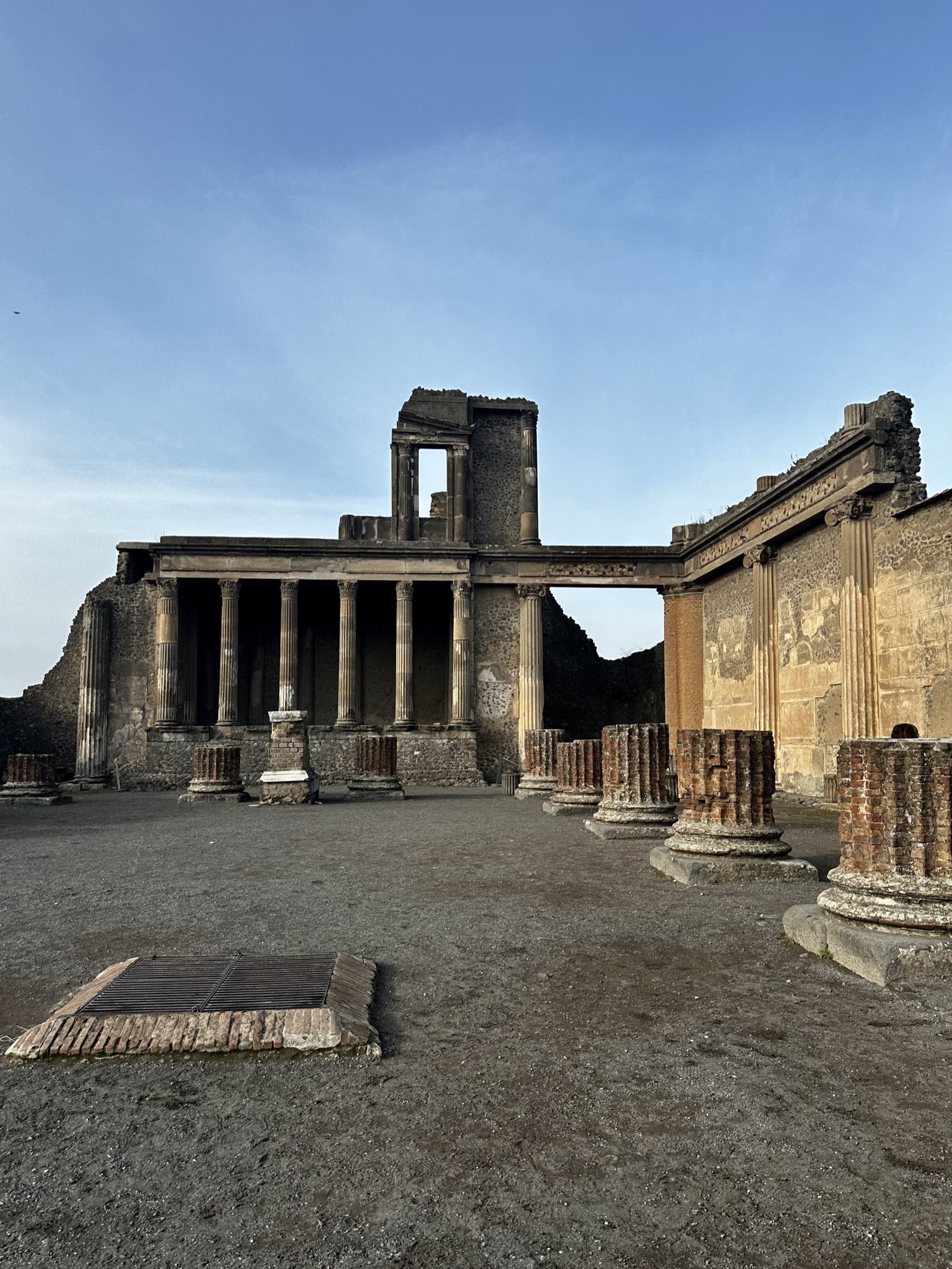 A picture Joyce took of Pompeii