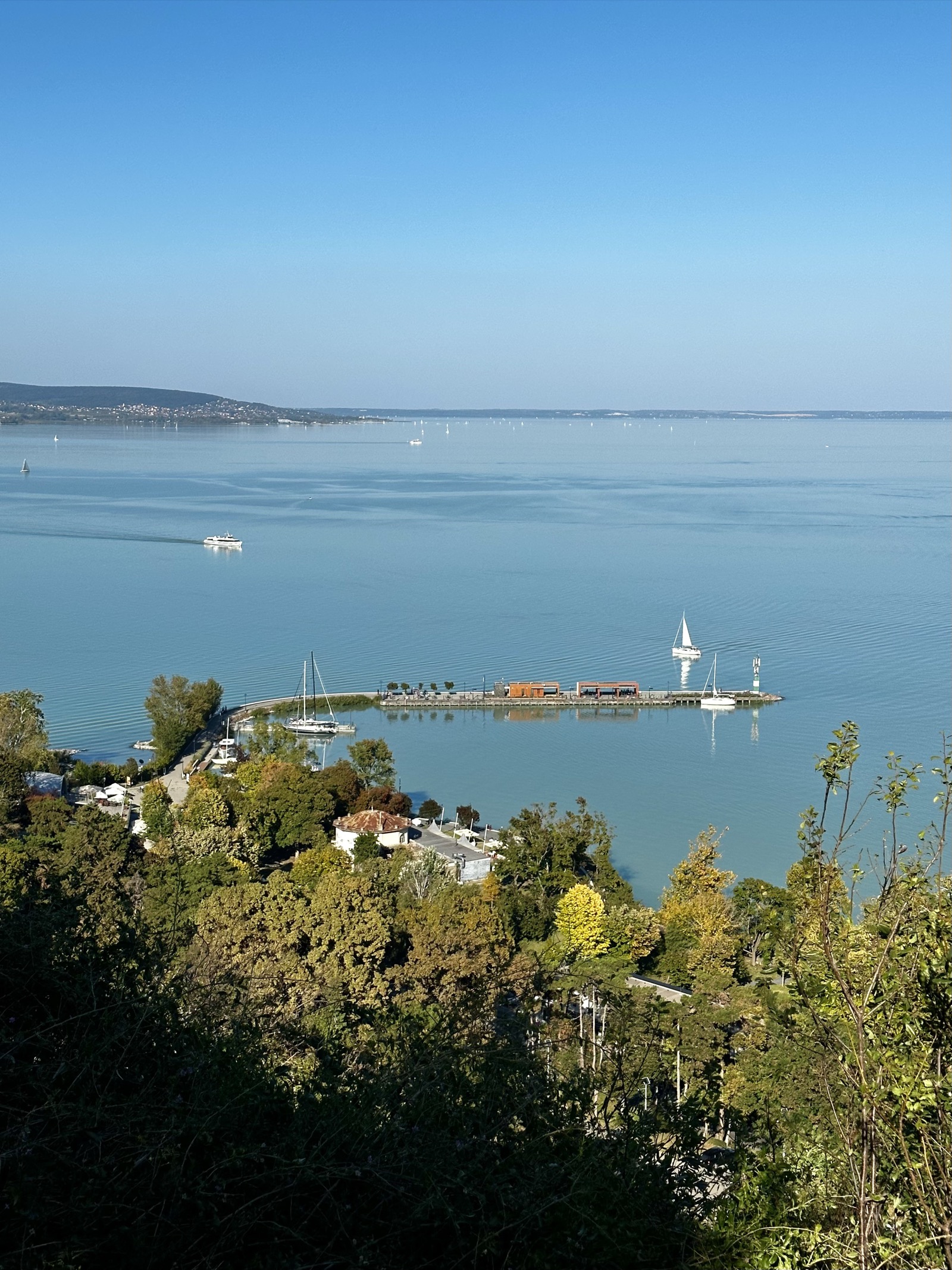 A picture Joyce took of Lake Balaton in Hungary