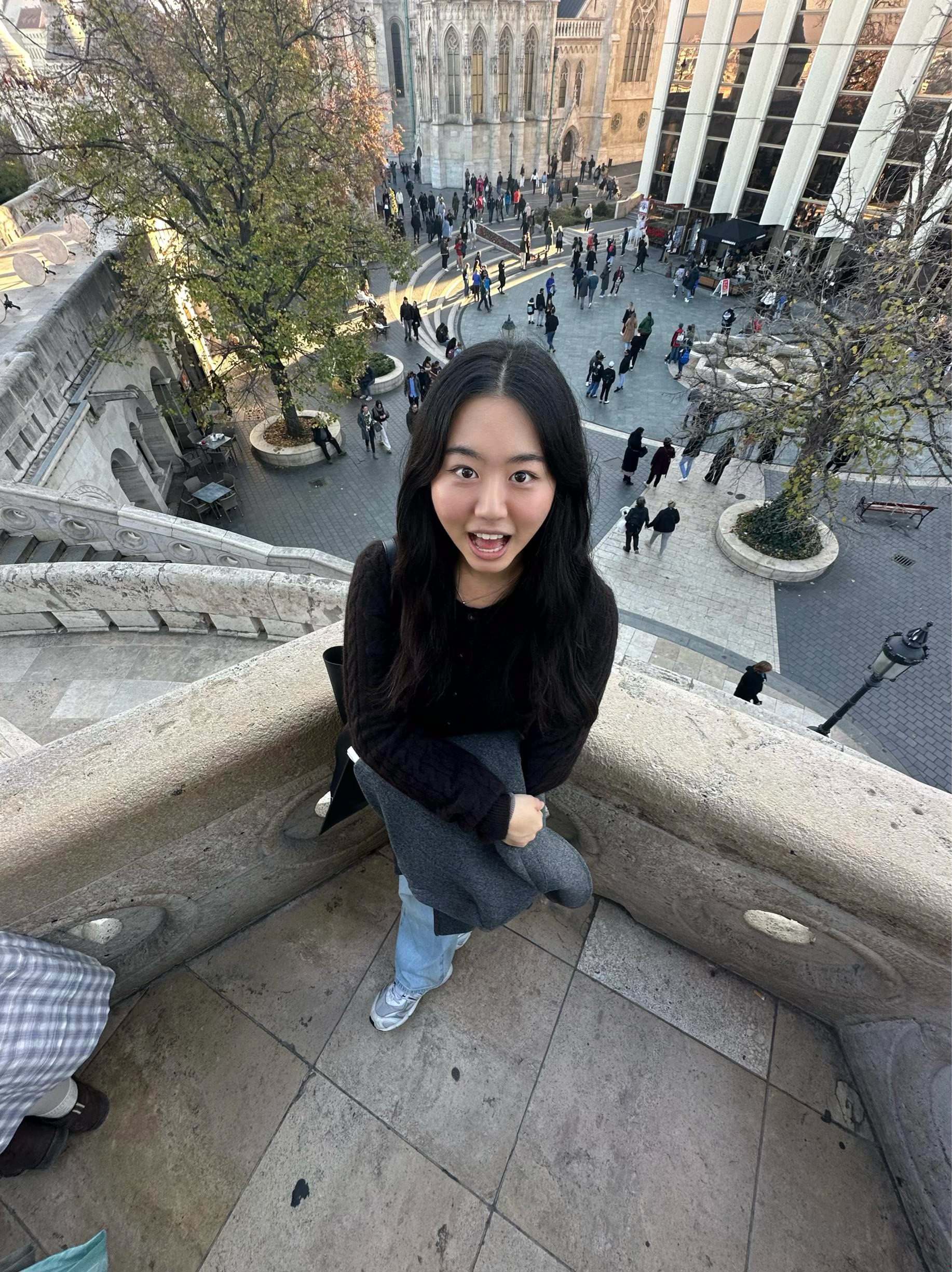 Joyce studying abroad