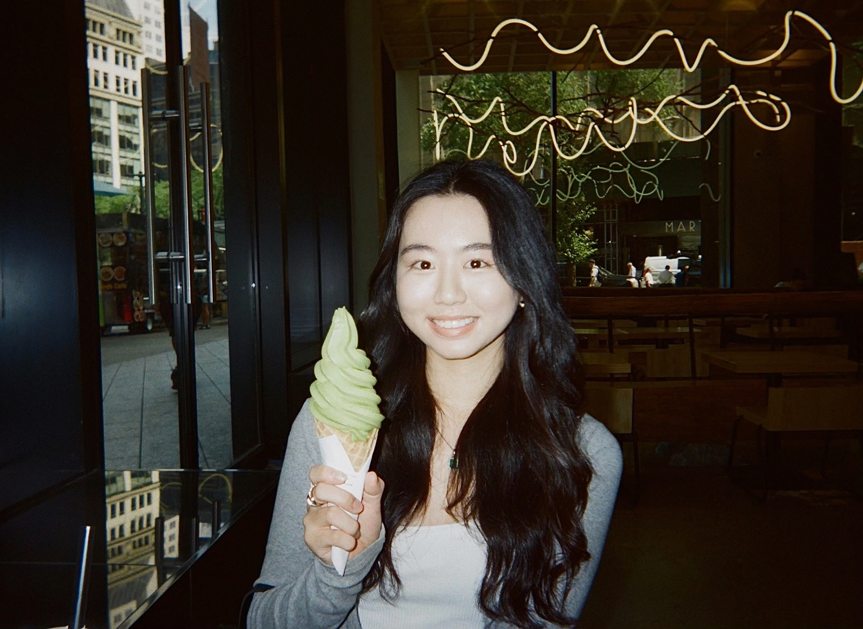 Joyce and icecream